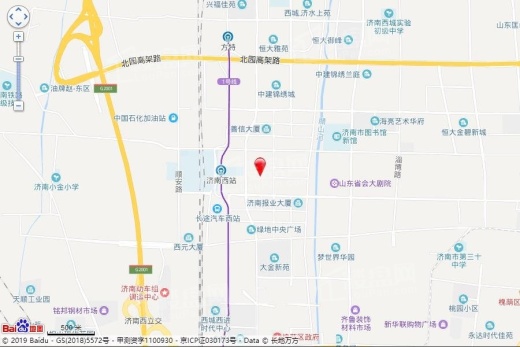 绿地齐鲁之门位置图